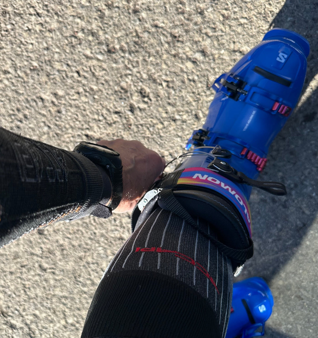 Accapi Infrared Ski Sock in Salomon S/PRO ALPHA C BOA® 130