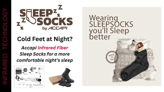 cold feet banner for infrared fiber sleep socks