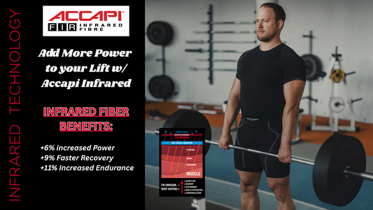 accapi infrared fiber health power for an extra 6% power to your lift
