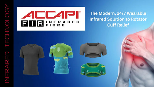 rotator cuff relief with infrared fiber