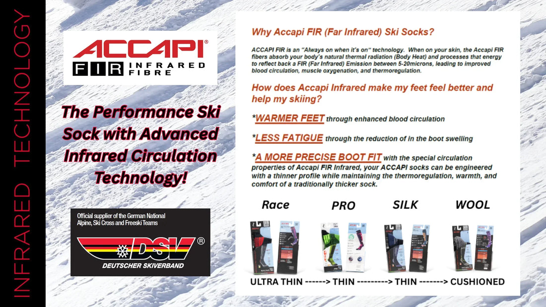 Comfortable Feet = Longer Ski Days: Infrared Ski Socks and Circulation