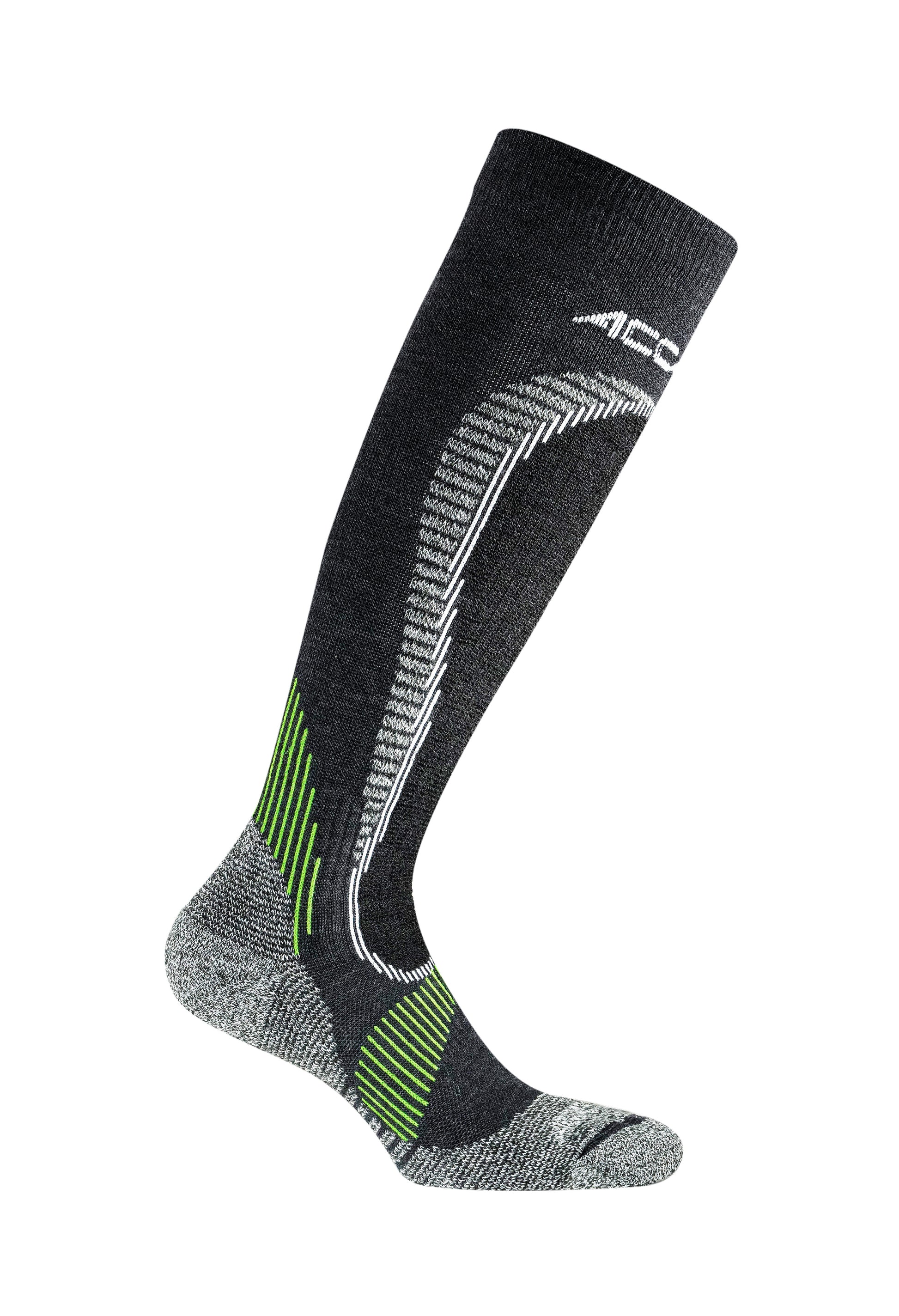 Accapi Ski Nature Merino Wool Infrared Fiber Ski Sock for a Performance Fit with enhanced circulation and warmth