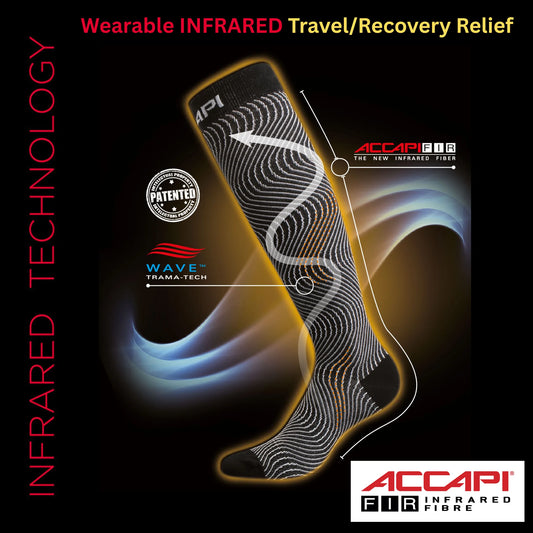 Accapi Infrared Travel Recovery Compression Sock