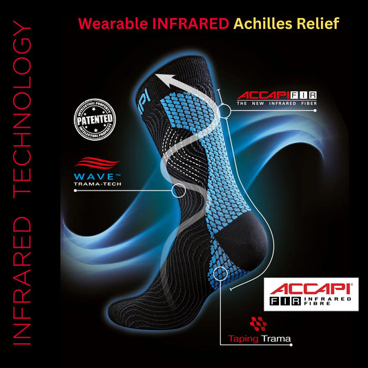 Accapi Infrared Achilles Relief Compression Sock
