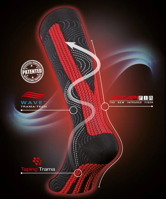 ENERGY WAVE Infrared Dynamic Leg Socks
